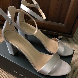 The Limited Silver Quinta Sandals Size 10